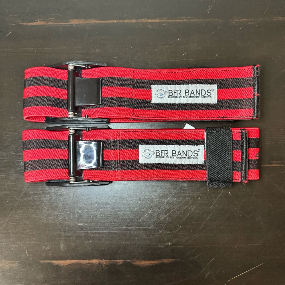 Blood flow resistance training bands adjustable